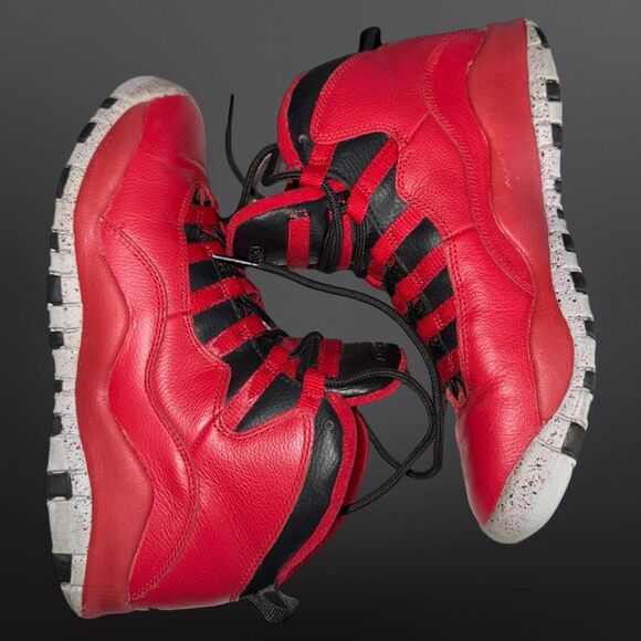 2014 Youth Air Jordan 10 Retro BG ‘Bulls Over Broadway’ (GS) 705179-601 Size 5 - Picture 10 of 11